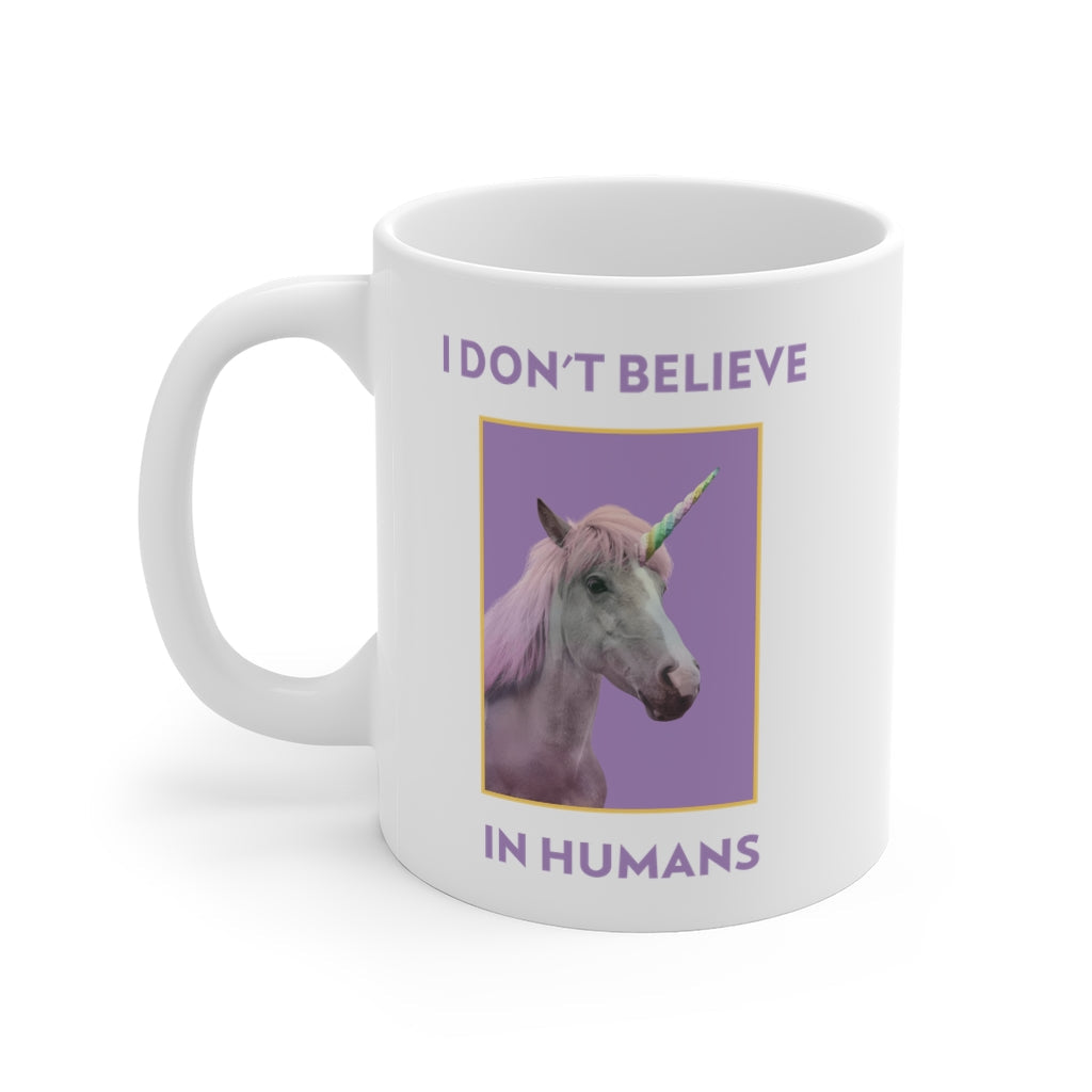 Skeptic Mug: Humans Are Not Real