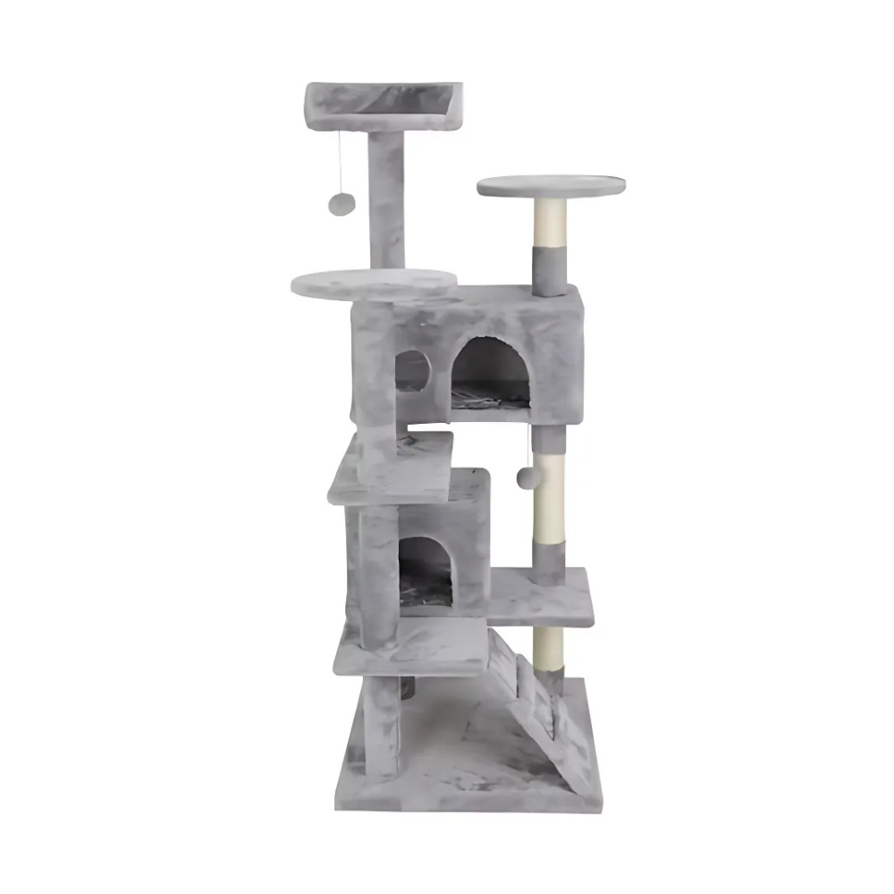 Scratching Post Cat Tree with Climbing Steps