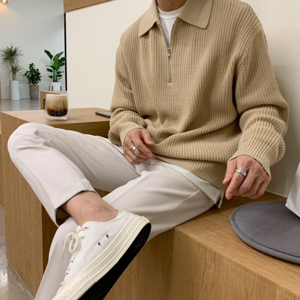 Turn Down Collar Sweater for Men: Redefining the Classic Style