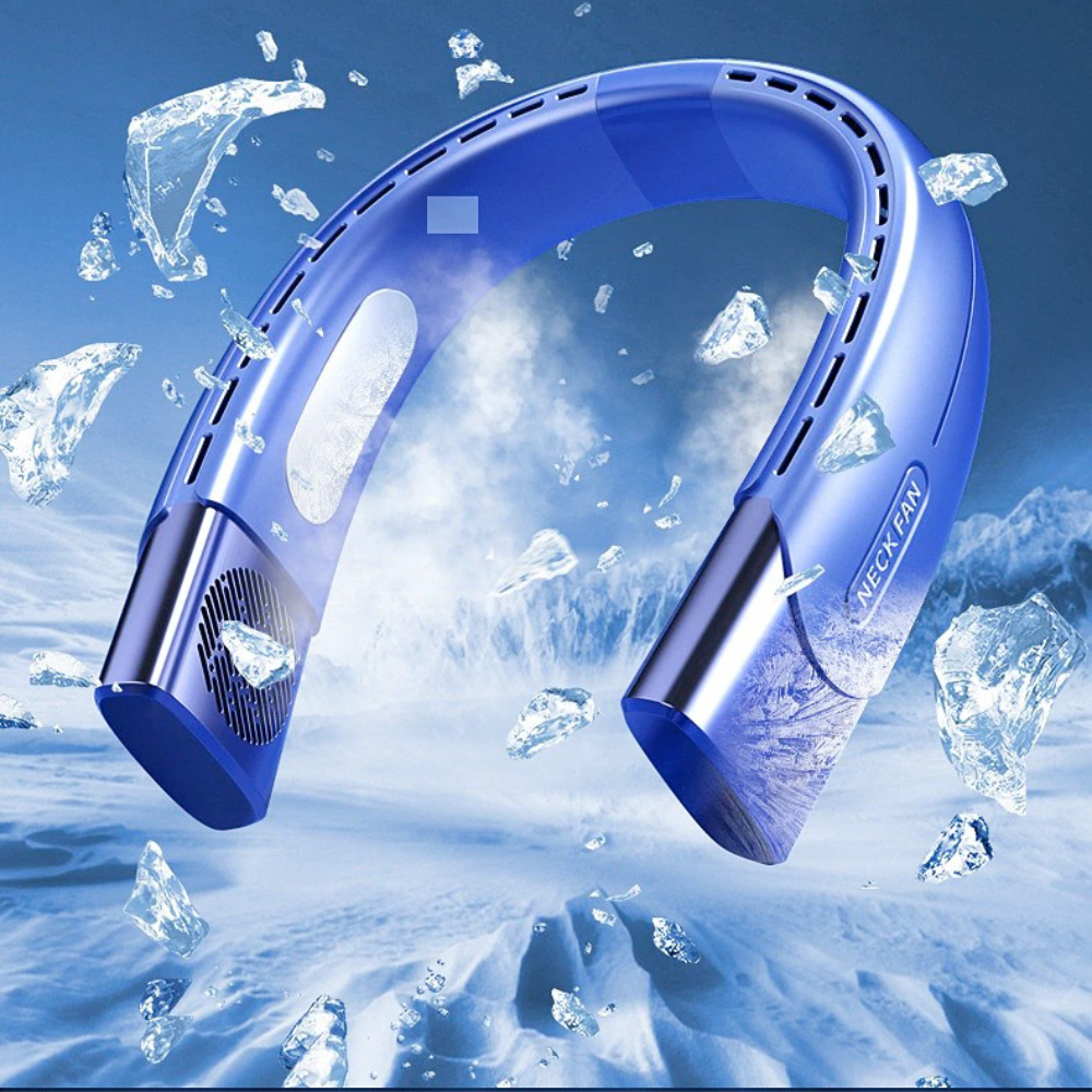 5-Speed Portable Neck Fan for Cooling On-the-Go