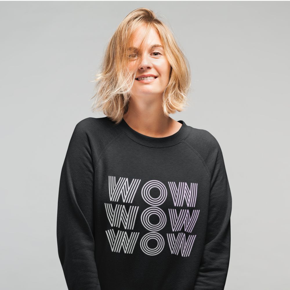 Wow Logo Sweatshirt for Women