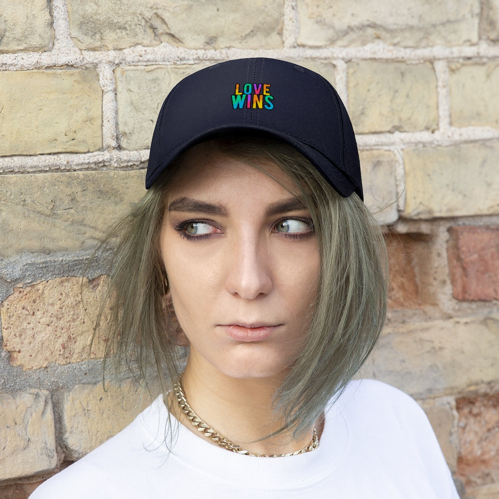 Unisex Twill Cap - Rainbow Love Triumphs