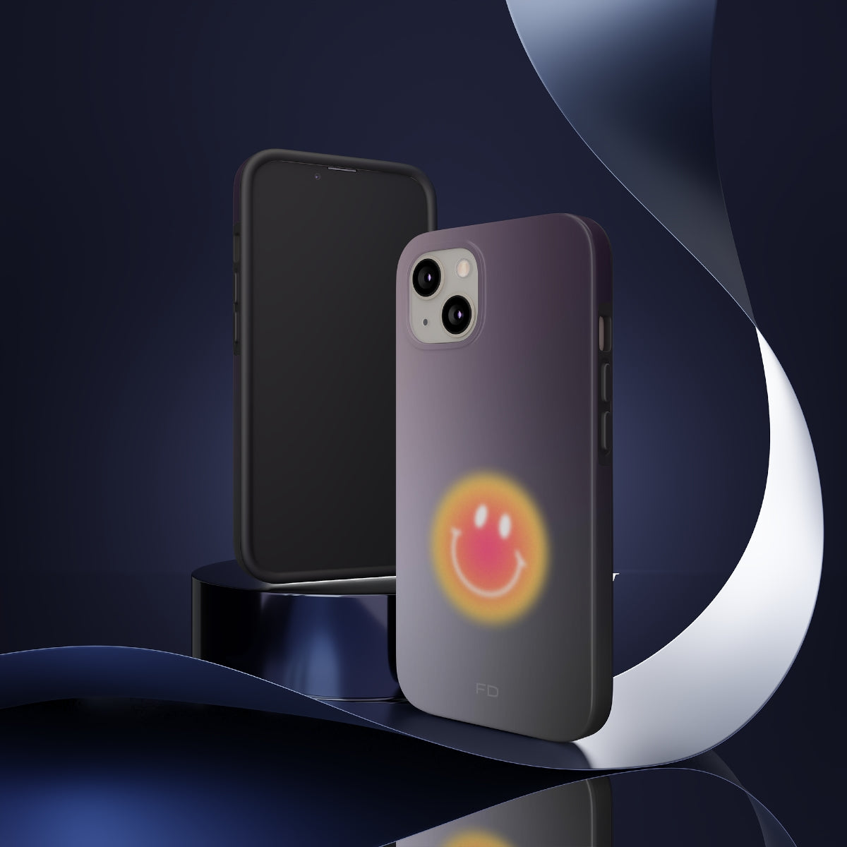 Wireless Charging Smiley Face iPhone Case