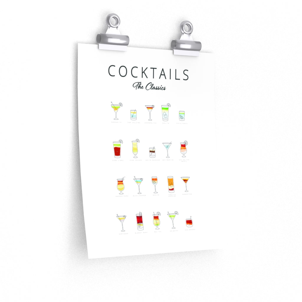Artistic Beverage Prints for Home Bar Decoration