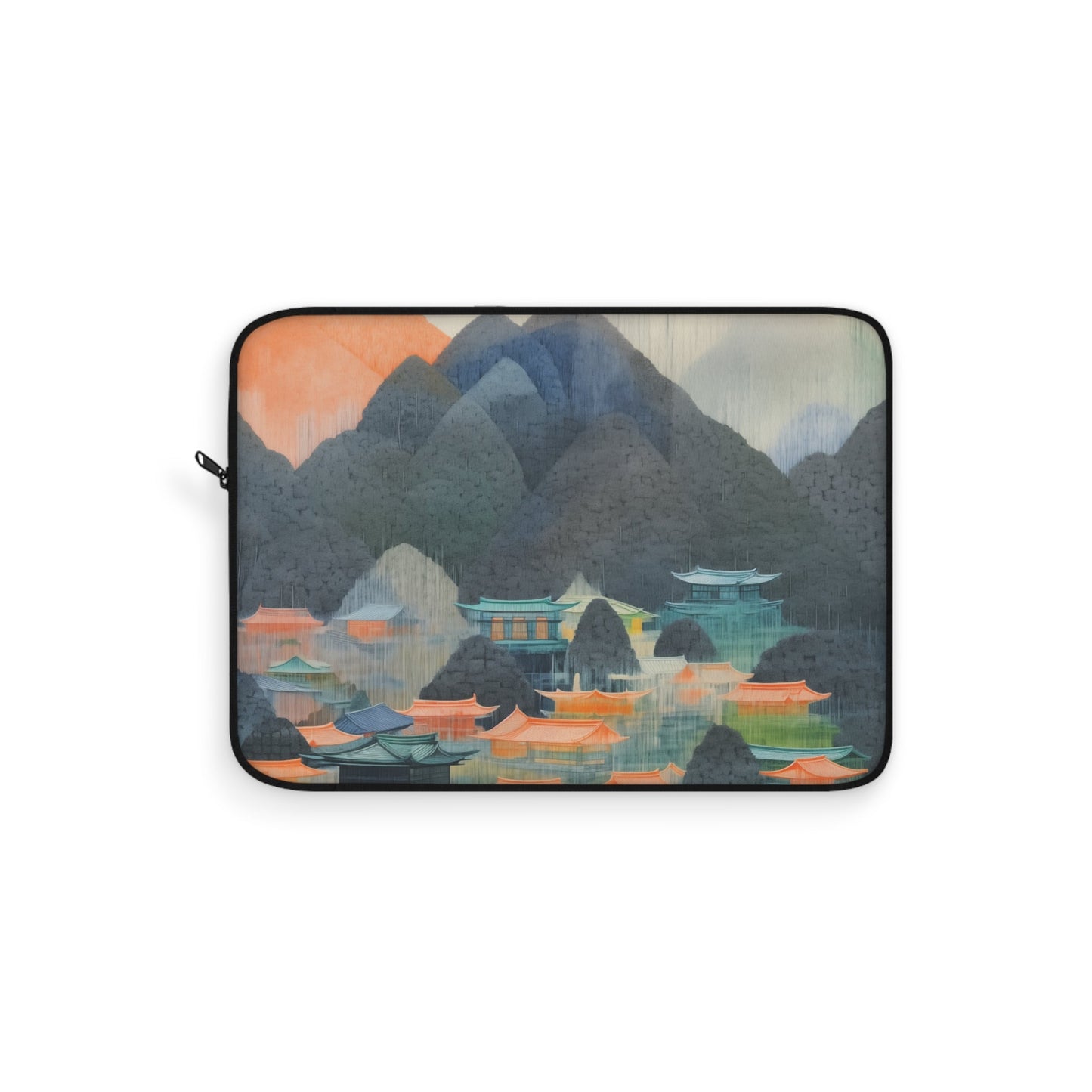 Artistic Japanese Countryside Laptop Sleeve
