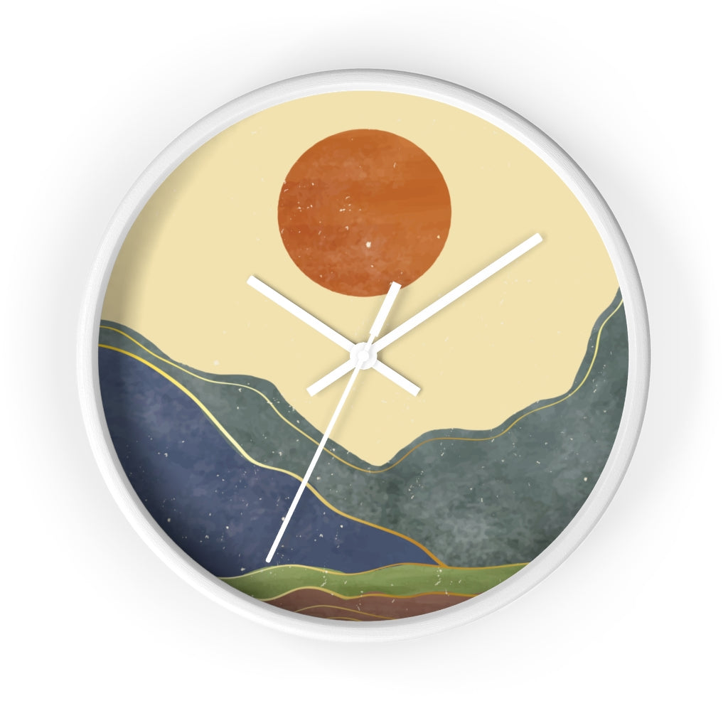 Wall Clock Inspired by the California Sunshine
