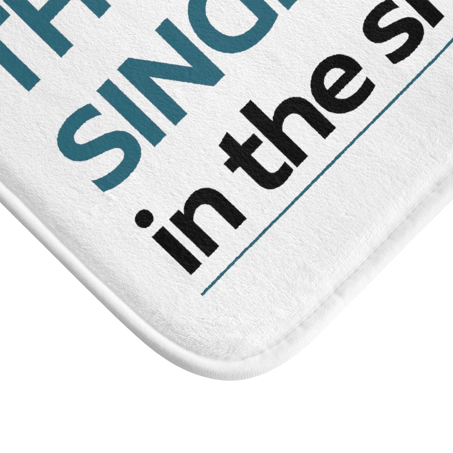 The Ultimate Vocalist Bathtub Mat in Blue - Perfect for Singers in the Shower