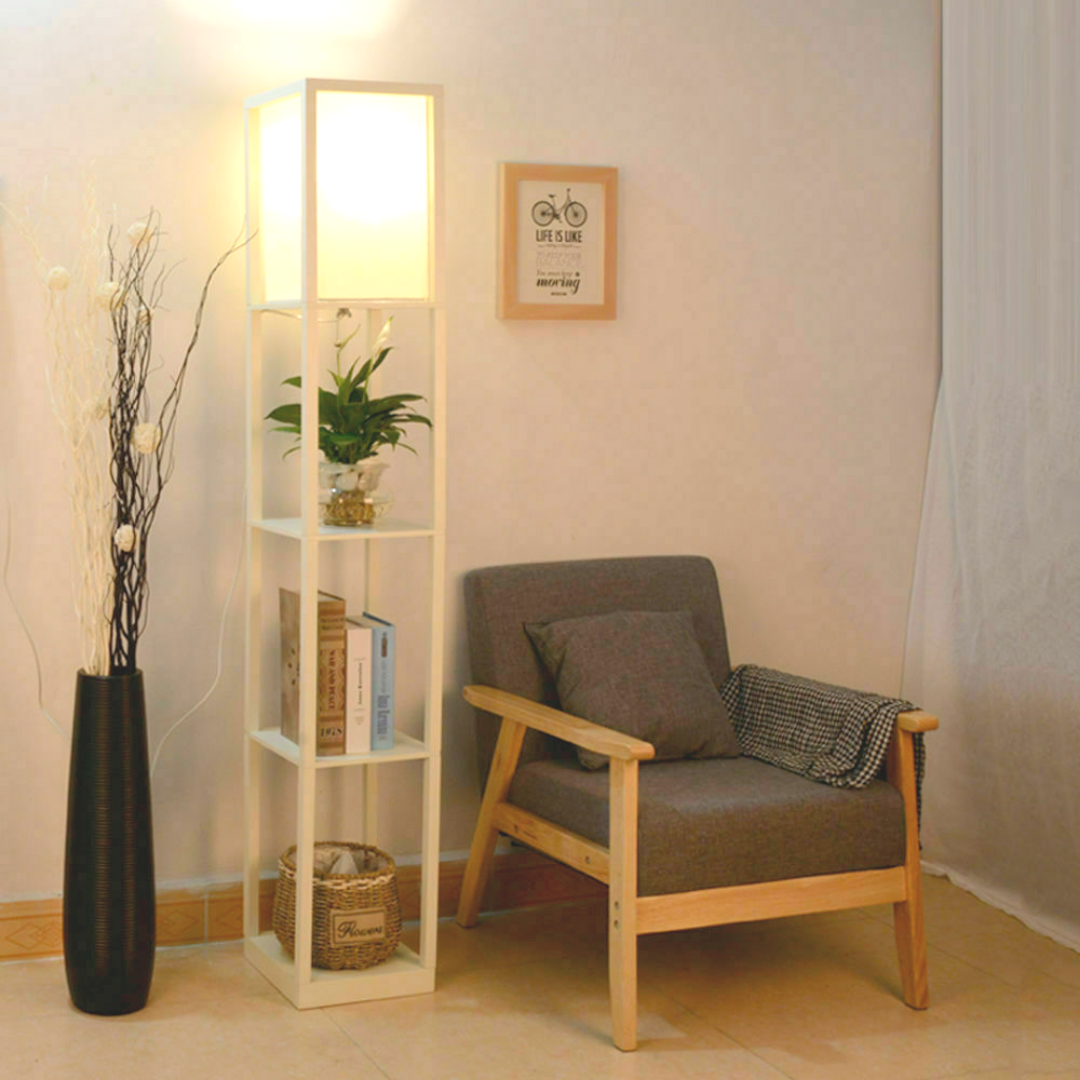 Contemporary White Floor Lamp Lighting