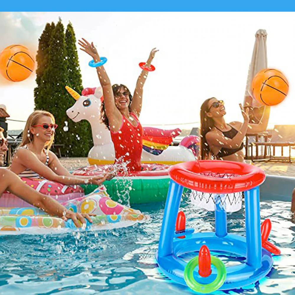 Basketball Hoop Set for Inflatable Swimming Pool
