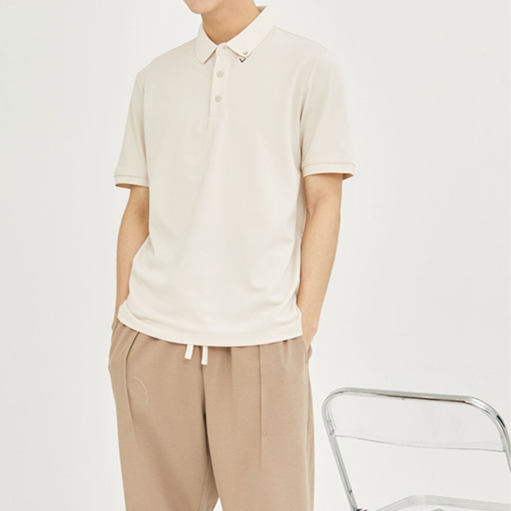 Arrow Pattern Men's Polo Shirt