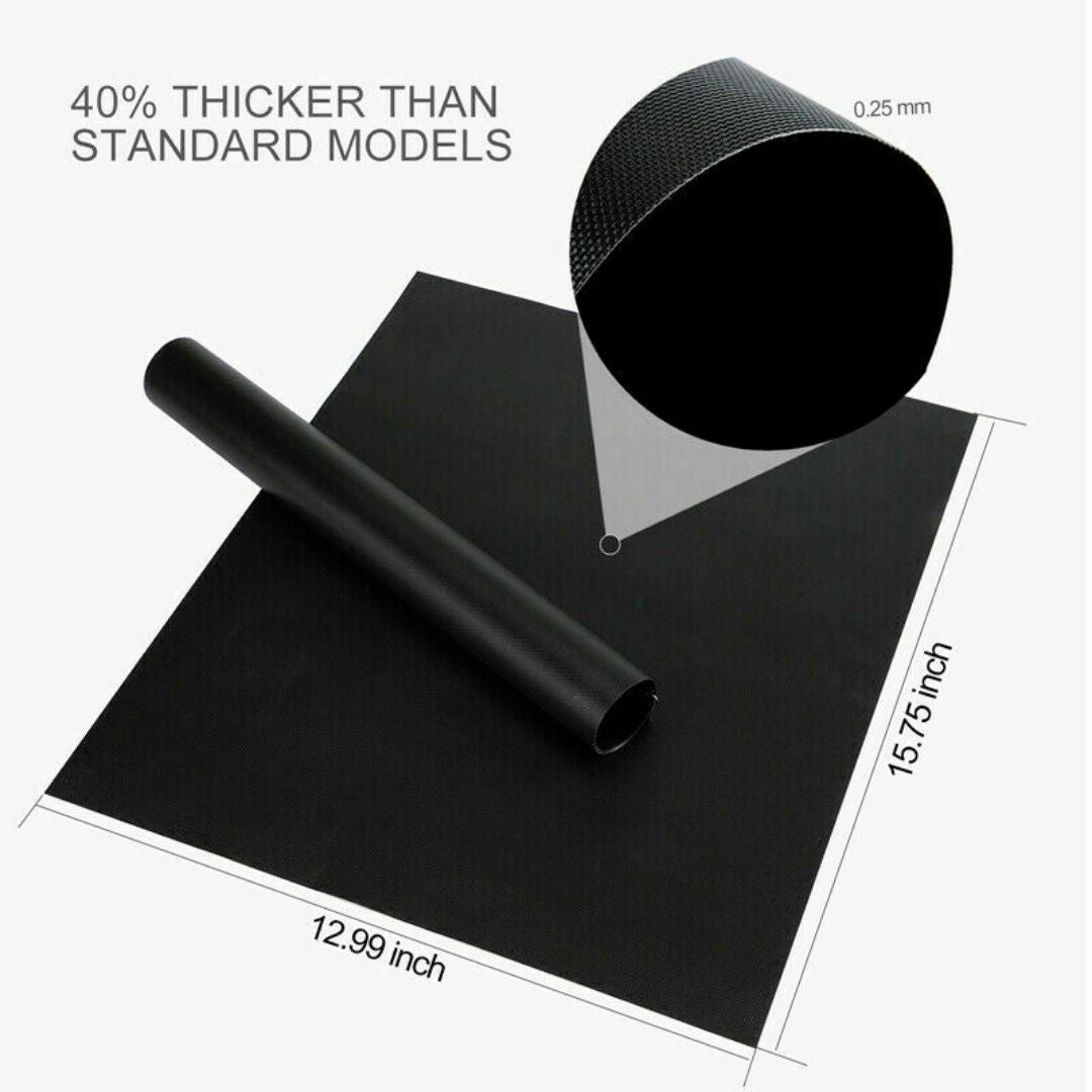 5-Piece Set of Nonstick Reusable Grill Mats for BBQ Meat