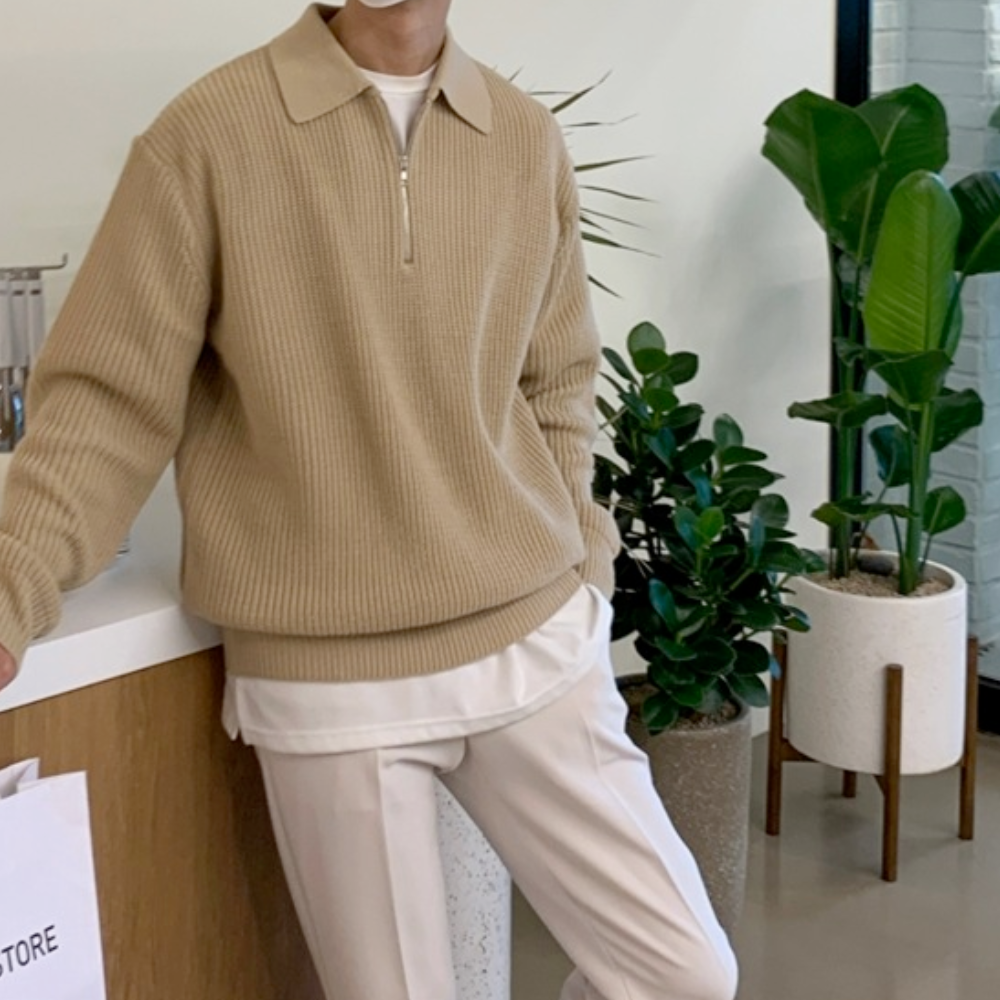 Turn Down Collar Sweater for Men: Redefining the Classic Style