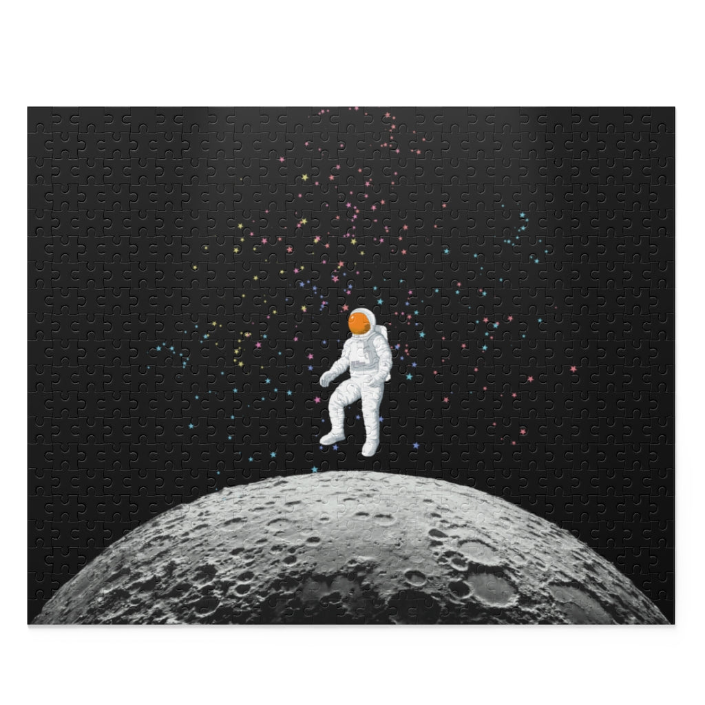 500-Piece Puzzle Featuring an Astronaut on the Lunar Surface