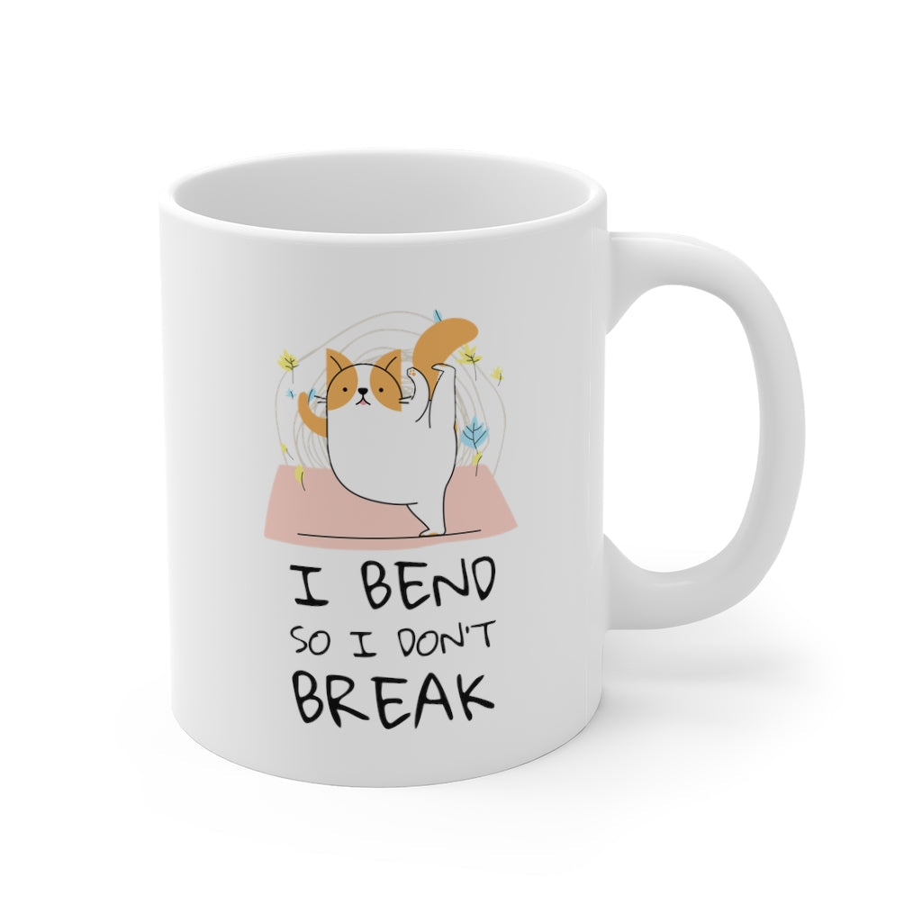Yoga Pose Feline - I Flex So I Avoid Snapping Mug