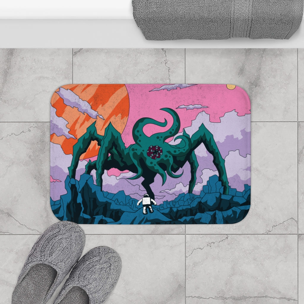 Space Creature Alien Bath Mat: Enhancing Your Home Décor