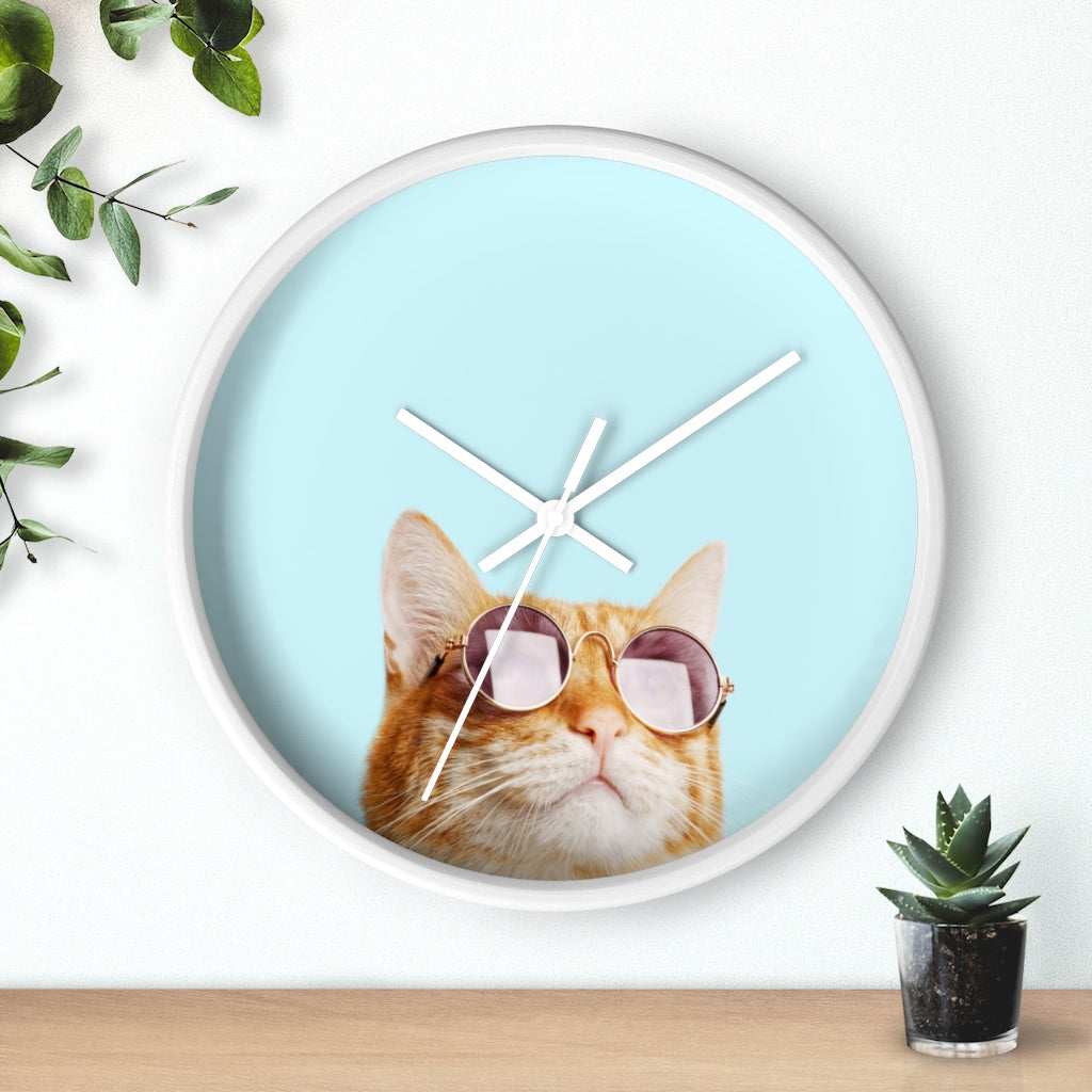 The Right Cat Wall Clock