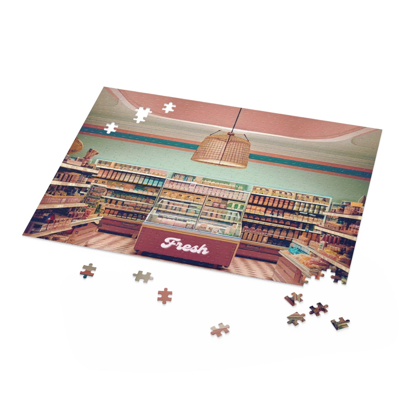 500-Piece Vintage Grocery Store Puzzle