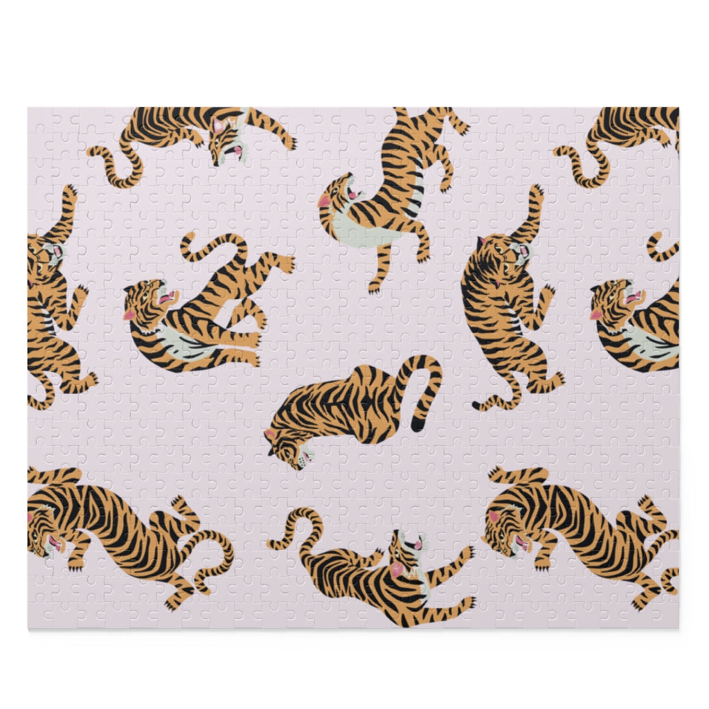 500-Piece Puzzle Featuring Tigers