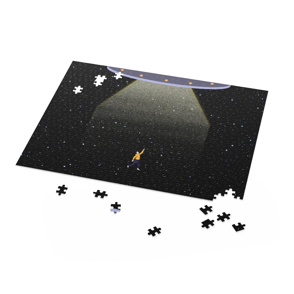 500-Piece Puzzle Featuring Extraterrestrial Kidnapping