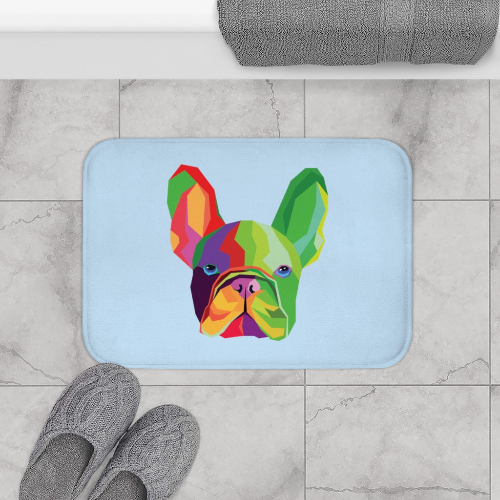 Vibrant Canine Bathroom Rug