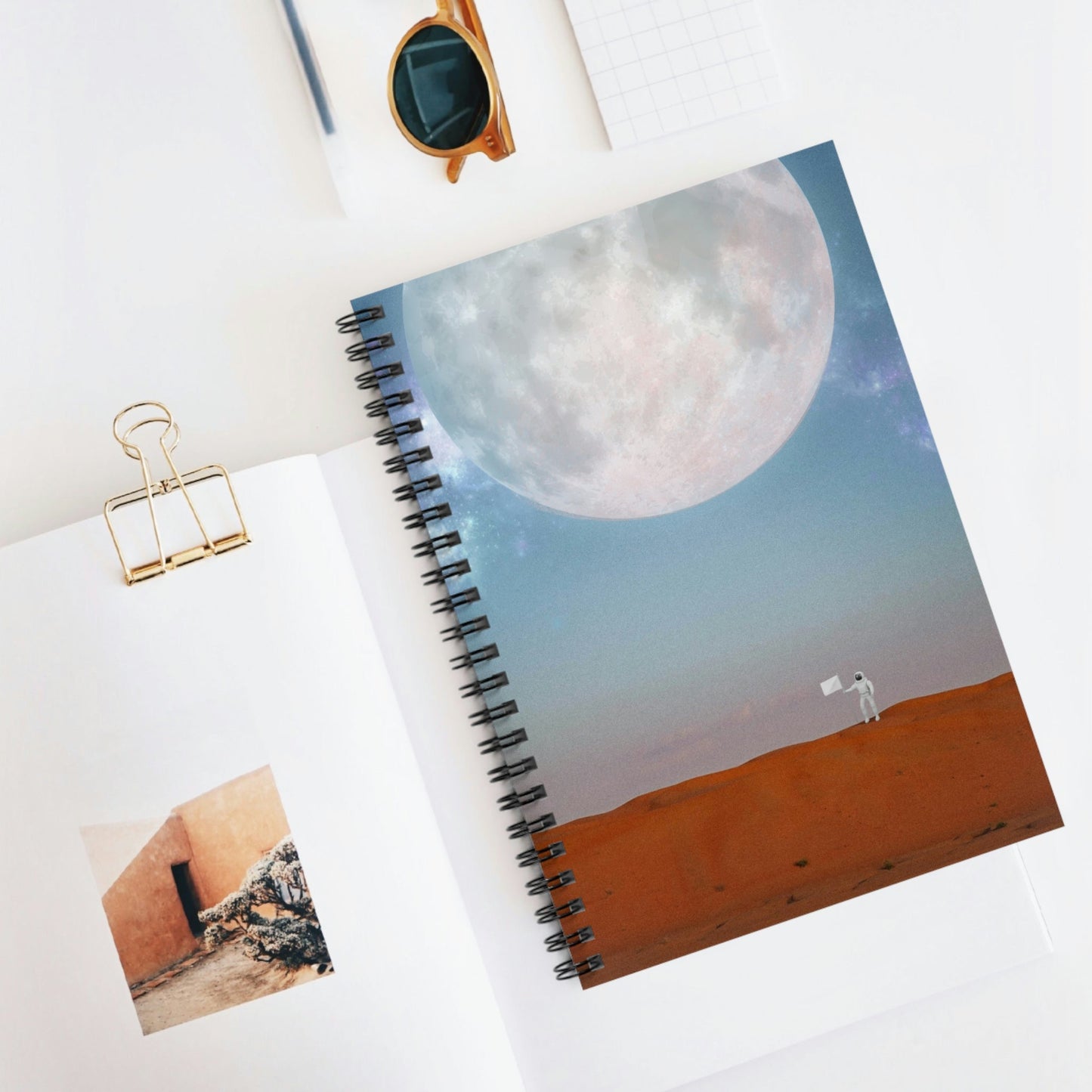 Unknown Planet Astronaut Spiral Notebook