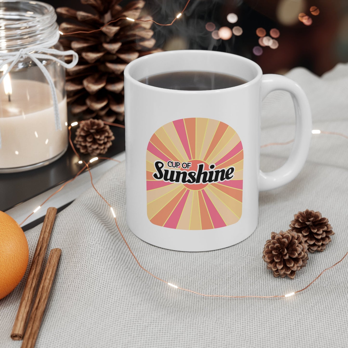Sunshine Mug for Coffee and Tea Beverage