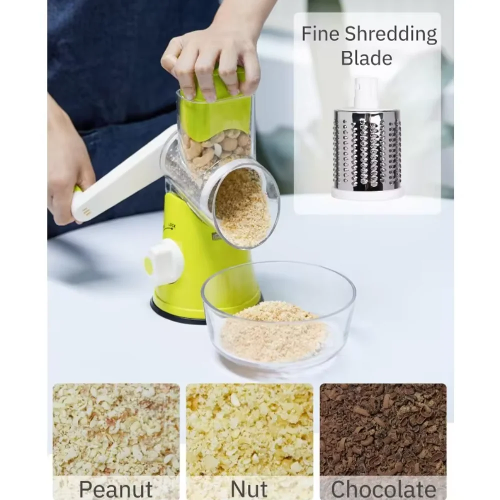 Stainless Steel Manual Vegetable Grater and Slicer