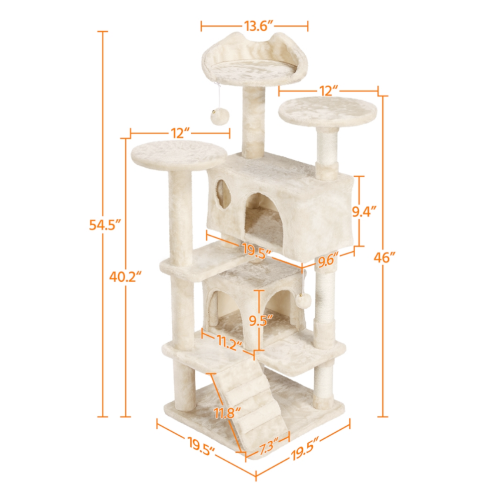 Sisal Rope Cat Tower for Climbing