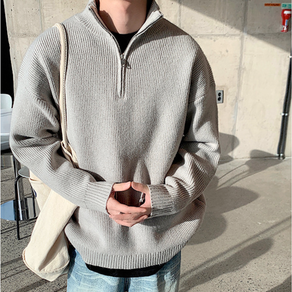 Turn Down Collar Sweater for Men: Redefining the Classic Style