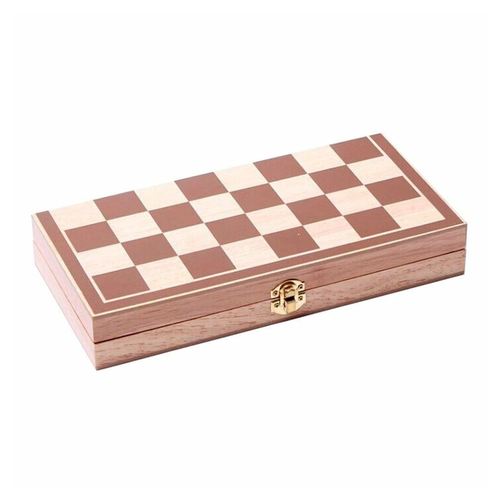Wooden Chess Board Game that Can be Folded