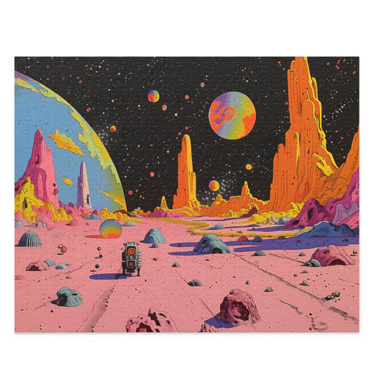 Space Age Robot Puzzle - 500-Piece