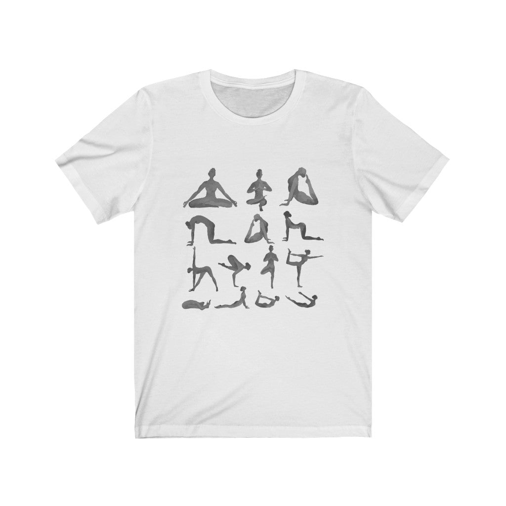 Black T-Shirt with Yoga Retreat Design