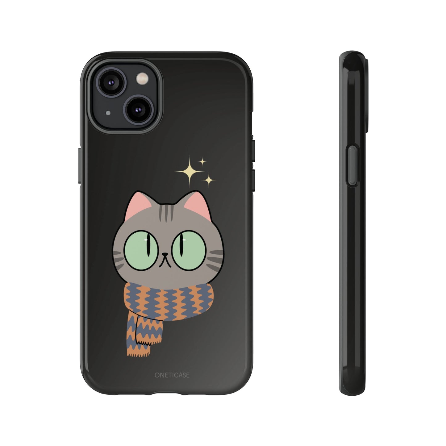 Cozy Feline Tough Cat iPhone Case