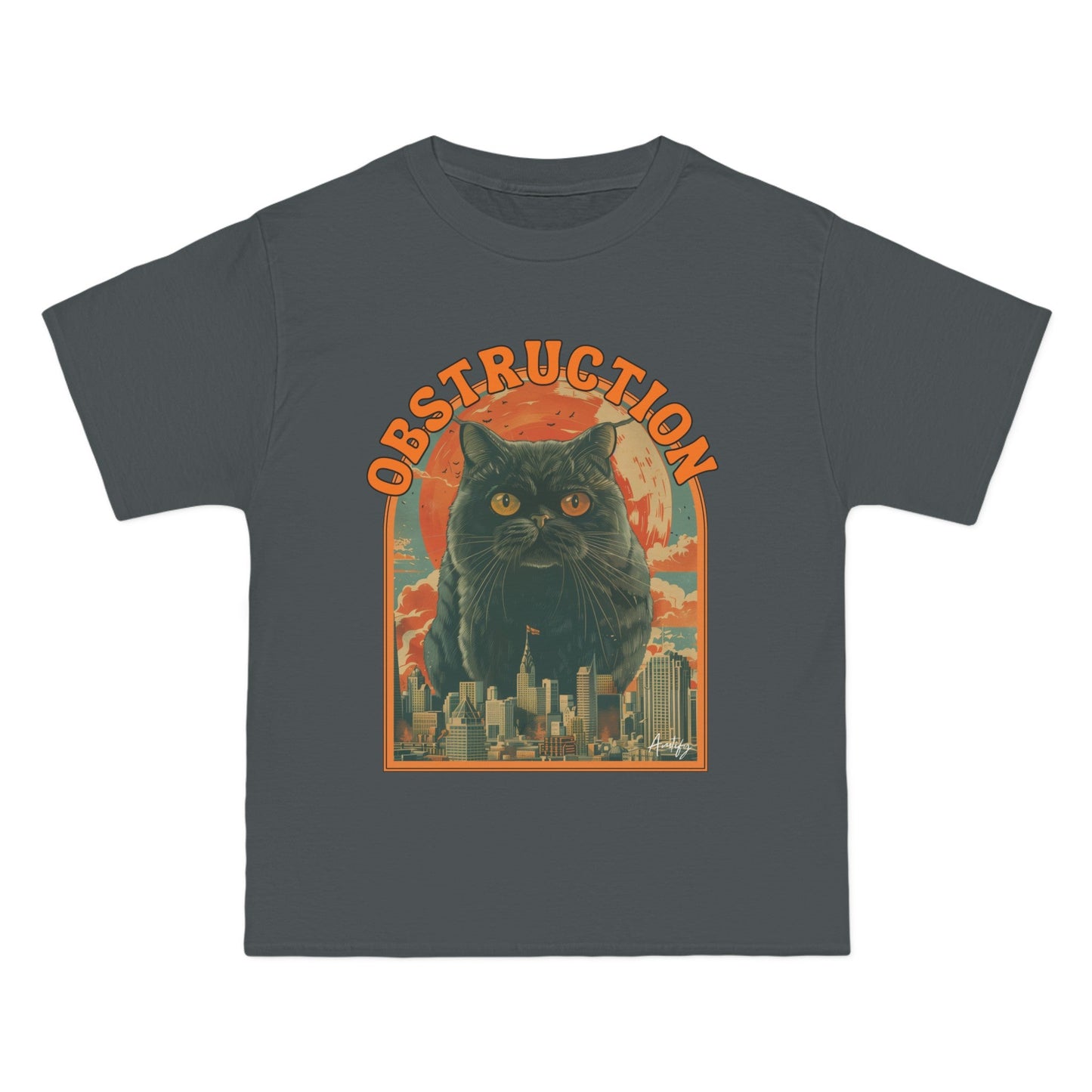 Cat Blockade Vintage Tee