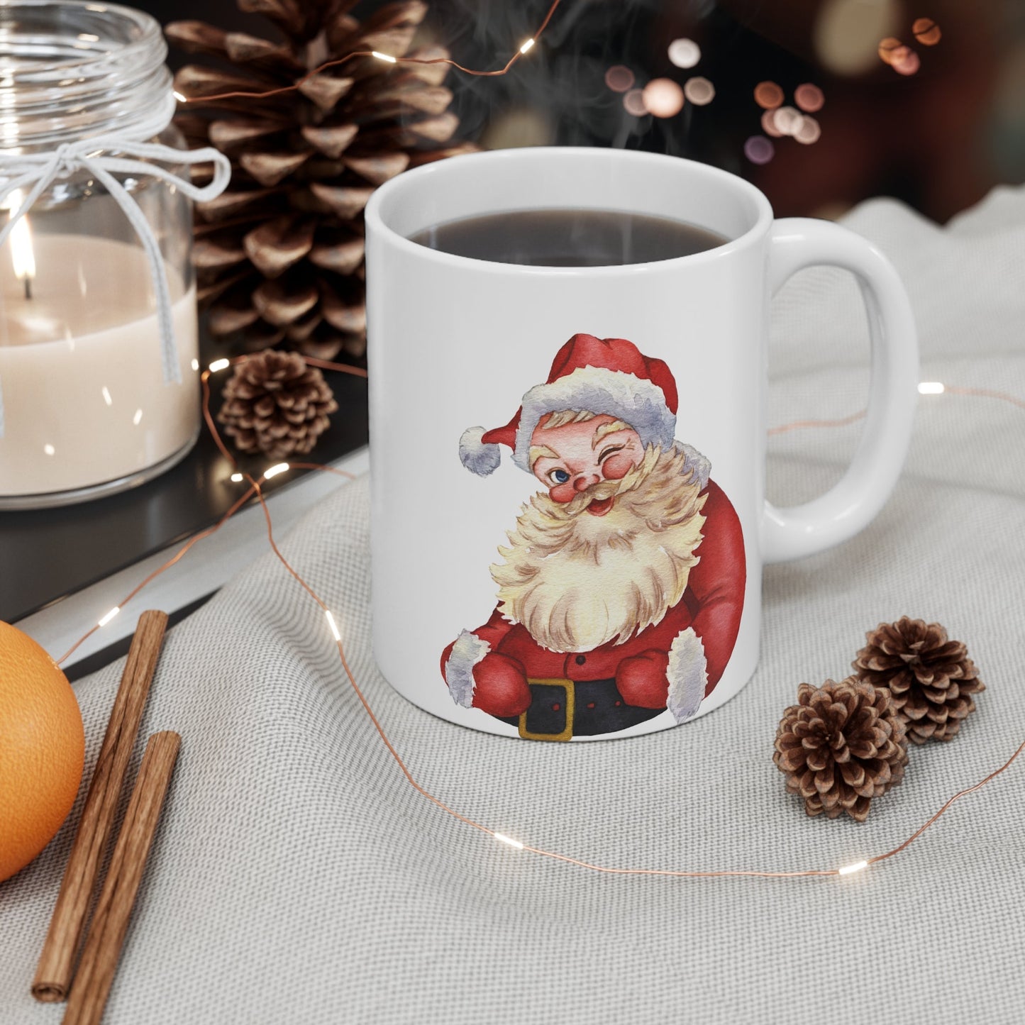 Santa Claus Ceramic Mug: A Festive Way to Enjoy Your Morning Cup of Coffee
