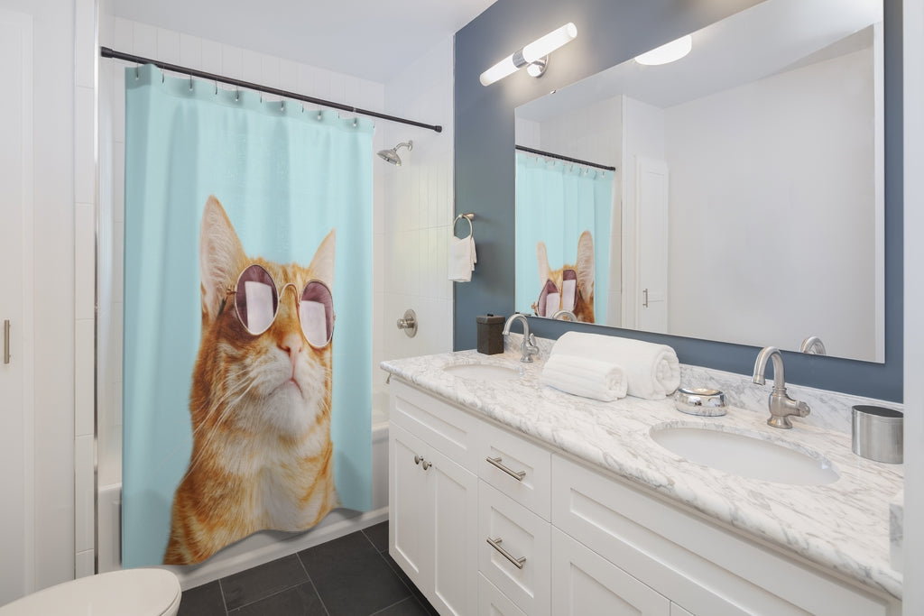 Shower Curtains with Cat Theme Rules