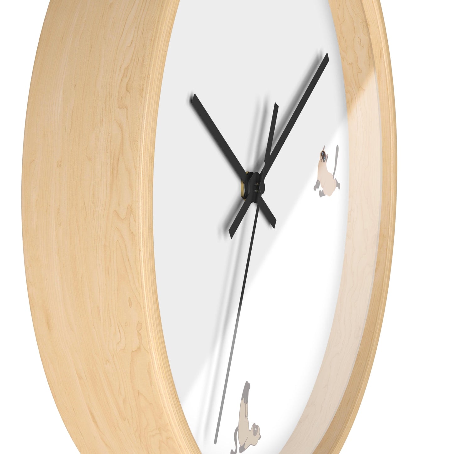 Yoga Cat Wall Clock