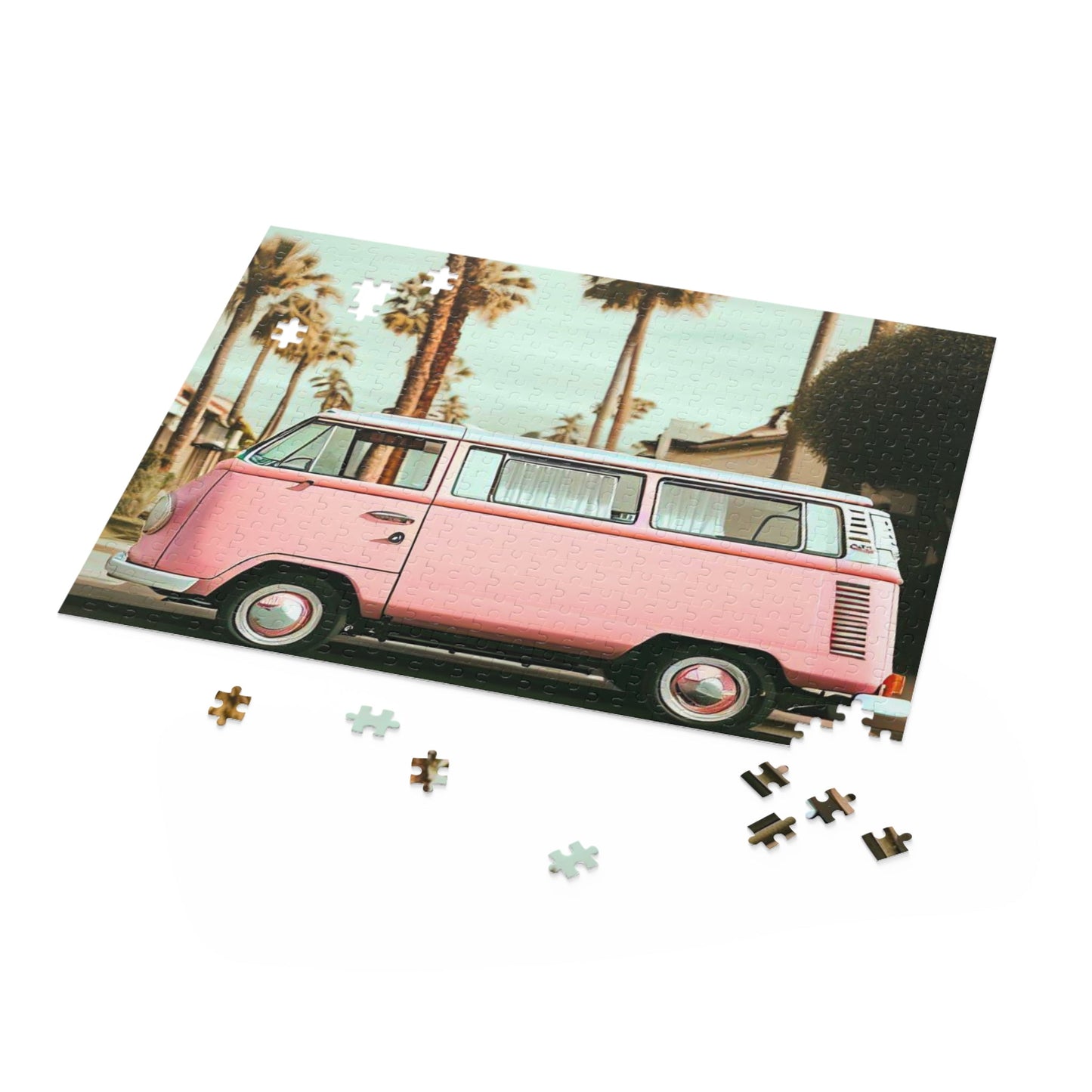 Neighborhood Retro Van 500-Piece Jigsaw Puzzle