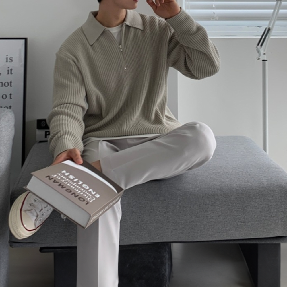 Turn Down Collar Sweater for Men: Redefining the Classic Style
