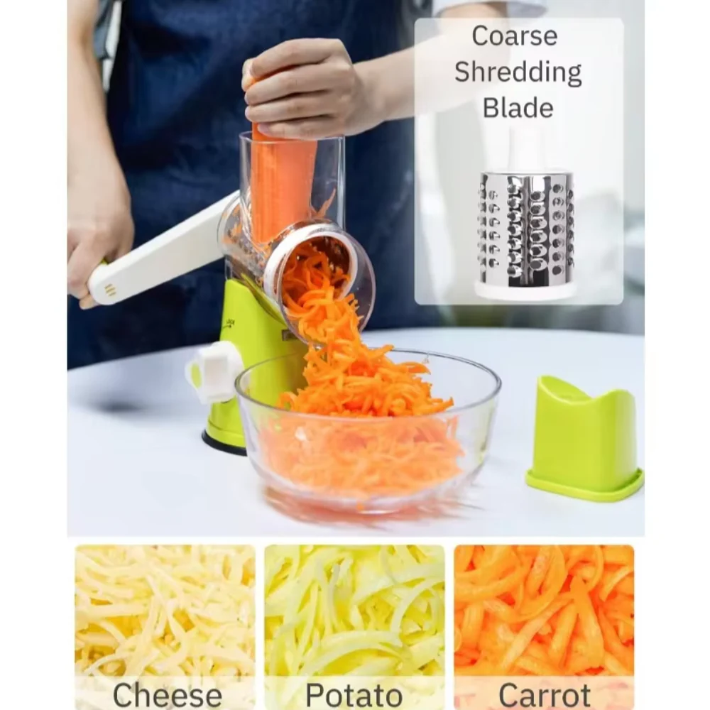 Stainless Steel Manual Vegetable Grater and Slicer