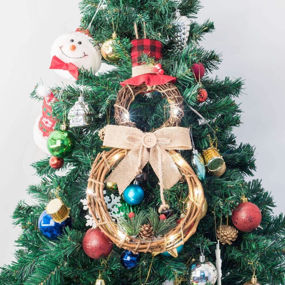 Sparkling Snowman Illuminated Garland for the Festive Season