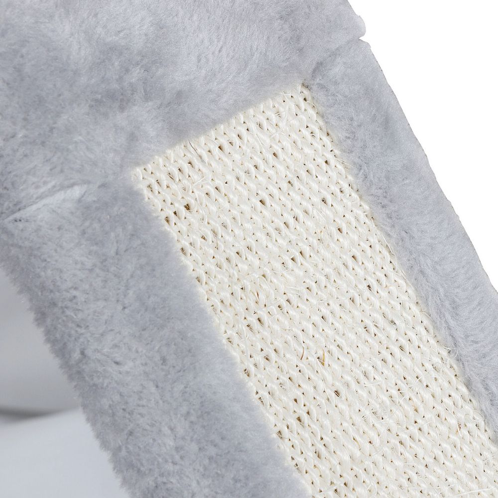 Scratching Post Cat Tree with Ramp and Elevated House