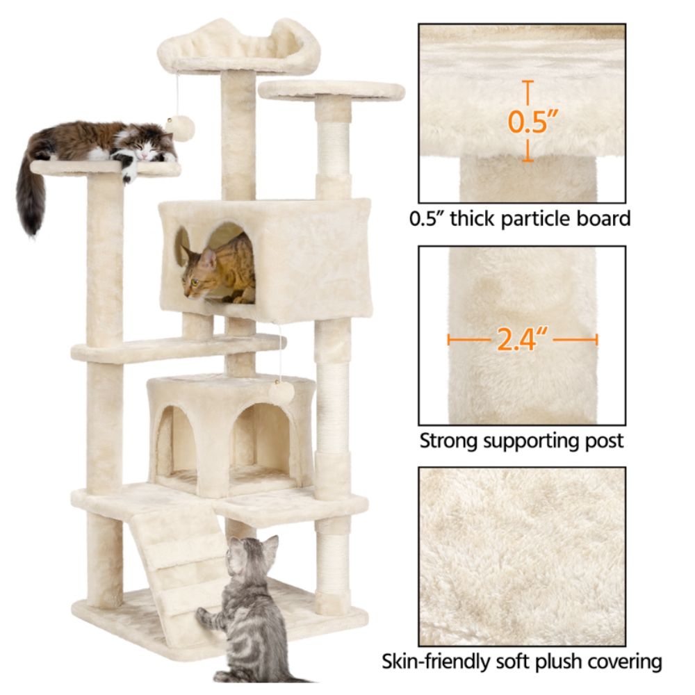 Sisal Rope Cat Tower for Climbing