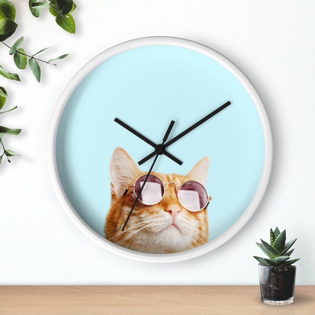 The Right Cat Wall Clock