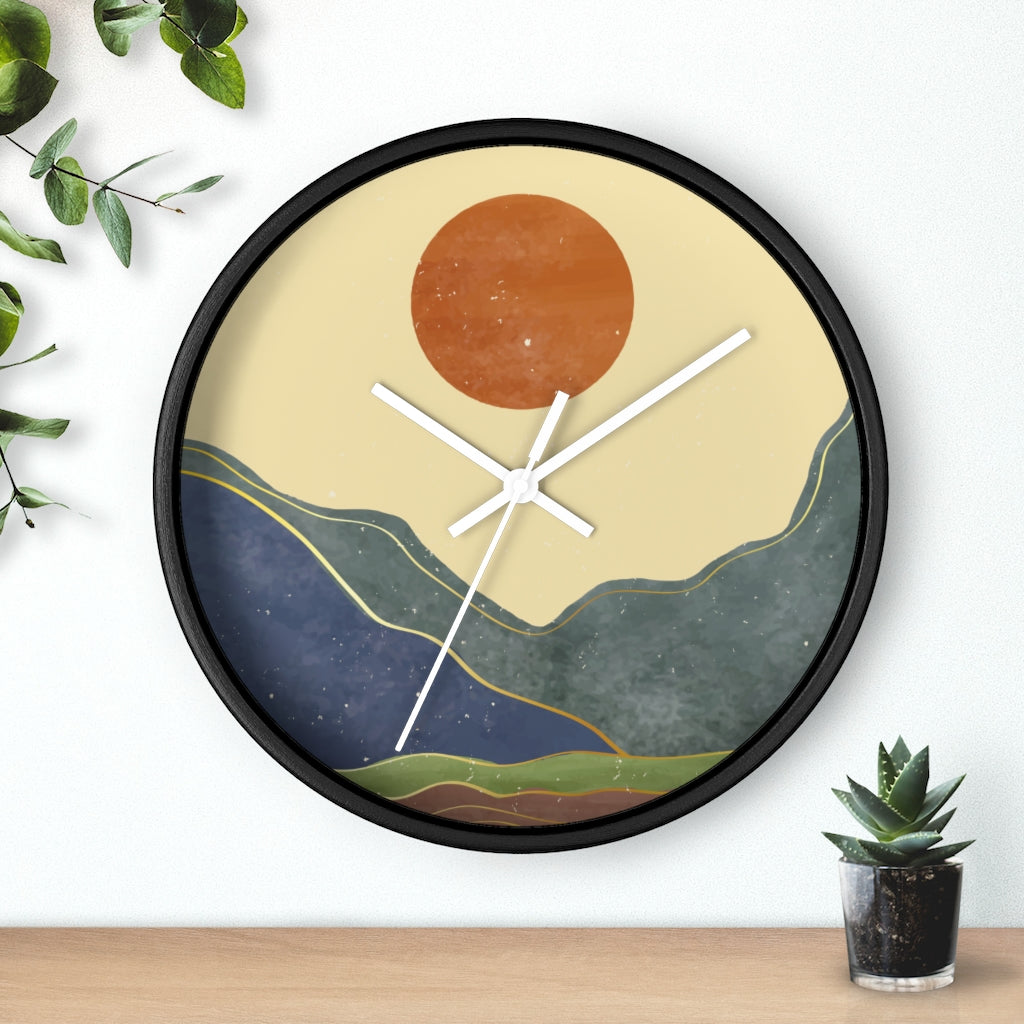 Wall Clock Inspired by the California Sunshine