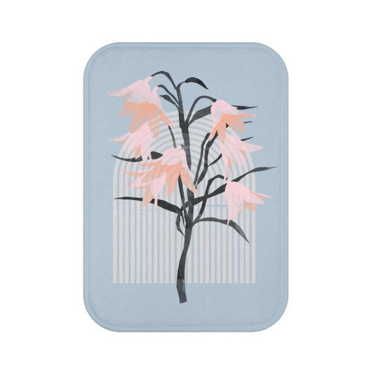 Abstract Blossom Bathroom Rug Décor