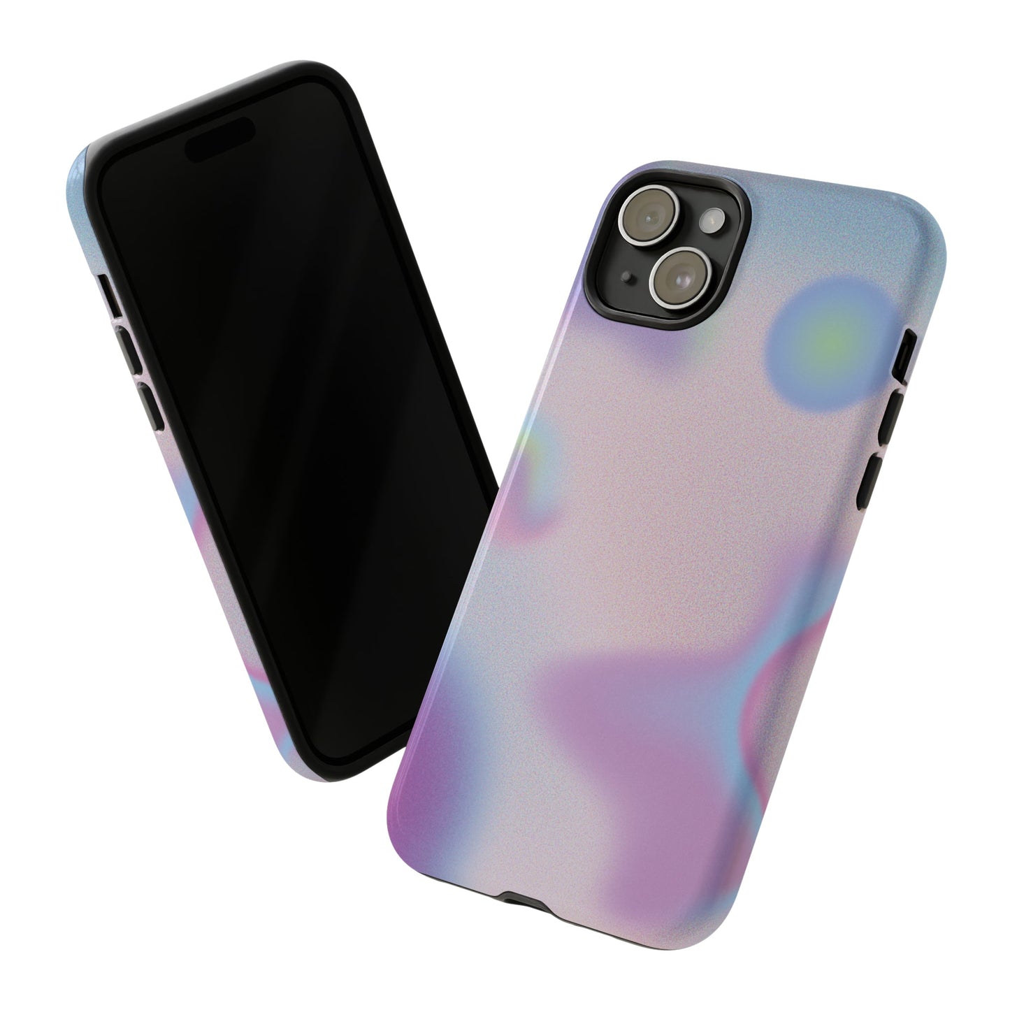 Floating Orbs Tough iPhone Case with Gradient Design