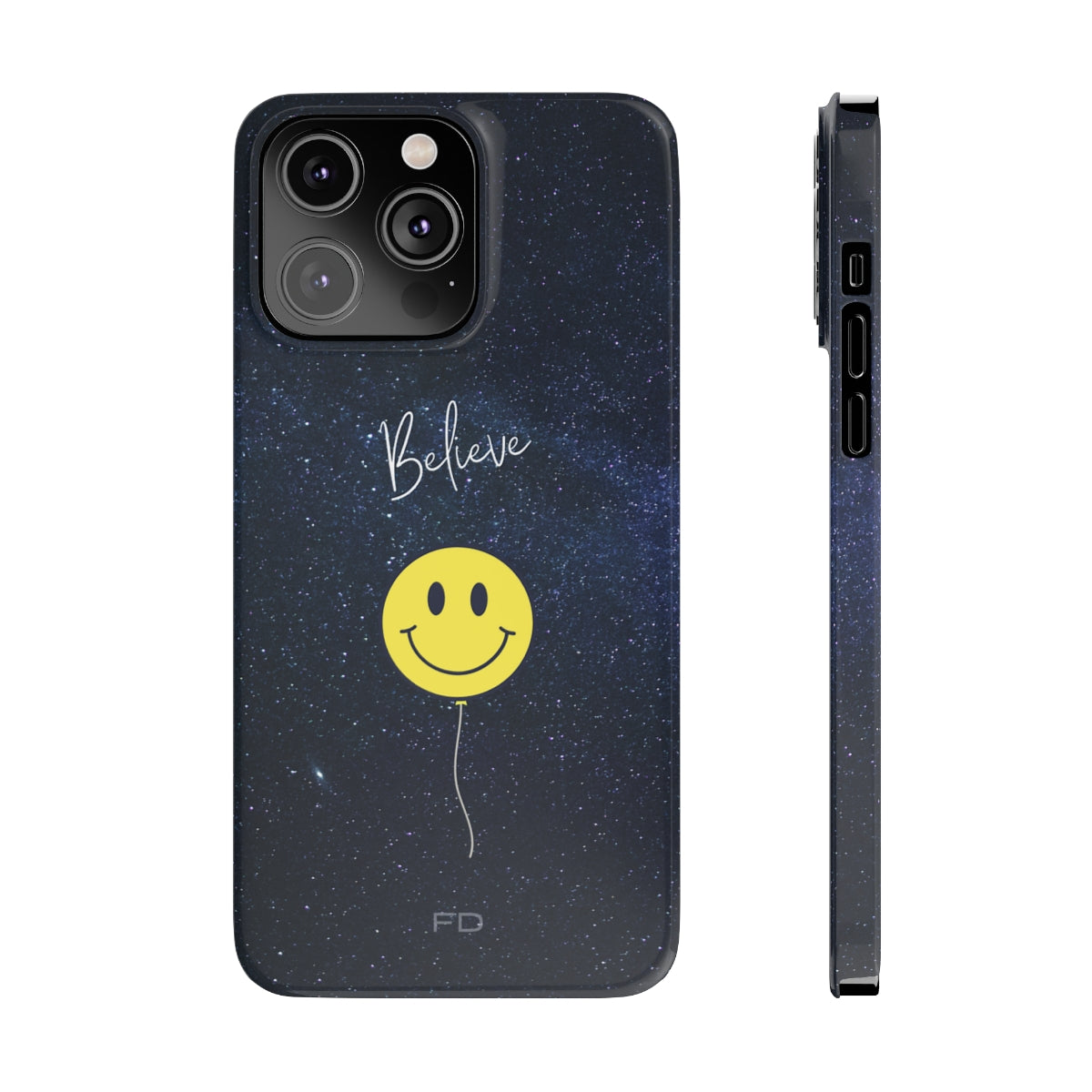 Spacey Smiles - Believe iPhone Slim Case