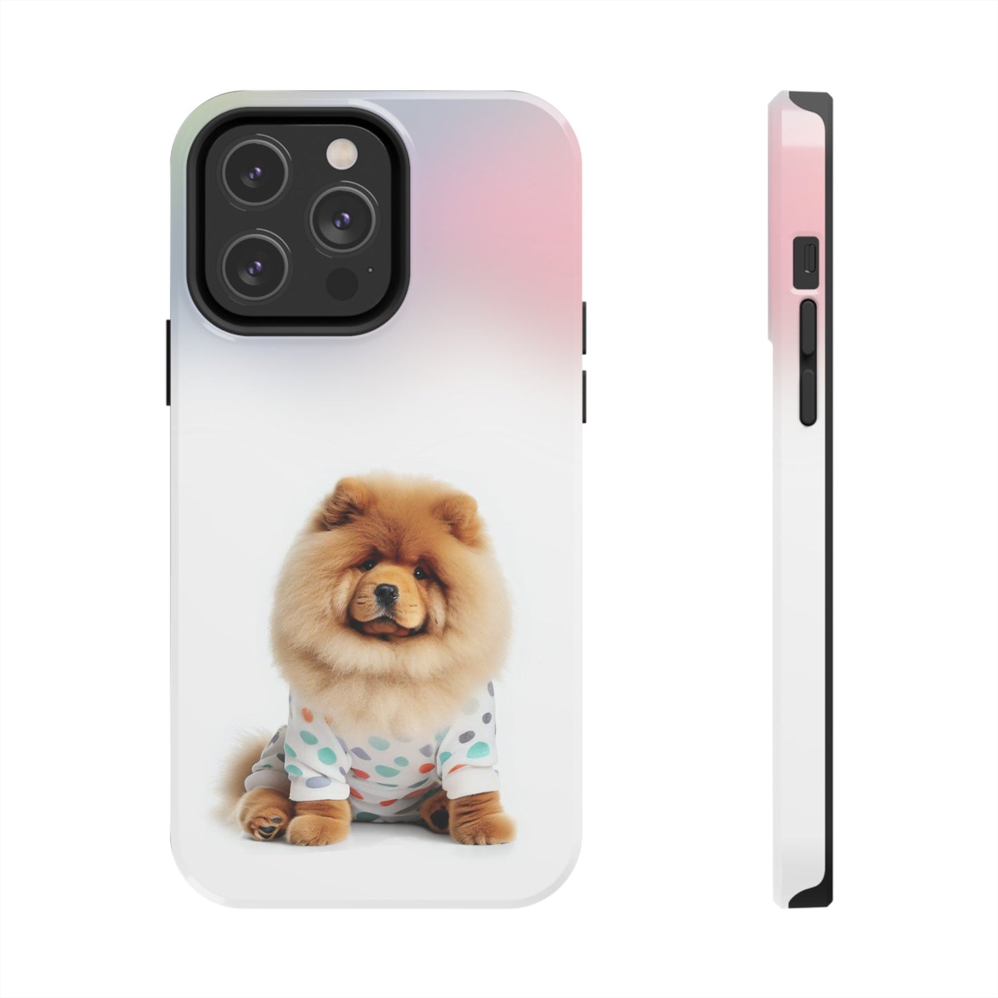 Wireless Charging Fluffy Chow Chow Dog iPhone Case - Retaining the Essence of the Product with a Fresh Twist
