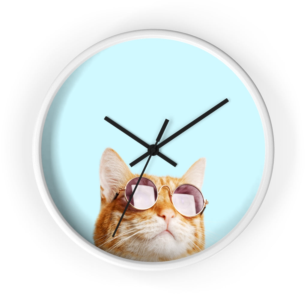 The Right Cat Wall Clock